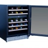 Summerset Grills 24 Outdoor Rated Dual Zone Wine Cooler - Open Angled and With Contents - Summerset Grills 24 Outdoor Rated Dual Zone Wine Cooler - Open Angled and With Contents