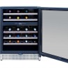 Summerset Grills 24 Outdoor Rated Dual Zone Wine Cooler - Front Opened with Contents - Summerset Grills 24 Outdoor Rated Dual Zone Wine Cooler - Front Opened with Contents