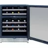 Summerset Grills 24 Outdoor Rated Dual Zone Wine Cooler - Front Opened with Contents - Summerset Grills 24 Outdoor Rated Dual Zone Wine Cooler - Front Opened with Contents