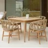 Skyline Design Krabi Square Teak Dining Table Outdoor - Skyline Design Krabi Square Teak Dining Table Outdoor
