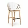 Skyline Design Krabi 5-Piece Pub Set with Sunbrella Cushions Barstool - Skyline Design Krabi 5-Piece Pub Set with Sunbrella Cushions Barstool