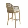 Skyline Design Calixto Barstool with Sunbrella Cushion - Skyline Design Calixto Barstool with Sunbrella Cushion