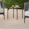 Skyline Design Boston 6-Piece Seating Set with Sunbrella Cushions Side Table - Skyline Design Boston 6-Piece Seating Set with Sunbrella Cushions Side Table