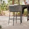 Skyline Design Boston Barstool with Sunbrella Cushion Outdoor View