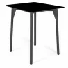 Skyline Design Boston Square Pub Table with Glass - Skyline Design Boston Square Pub Table with Glass