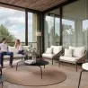 Skyline Design Rodona 4-Piece Seating Set with Sunbrella Cushions - Skyline Design Rodona 4-Piece Seating Set with Sunbrella Cushions