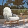 Skyline Design Alaska 2-Piece Occasional Set with Sunbrella Cushion - Skyline Design Alaska 2-Piece Occasional Set with Sunbrella Cushion