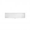 Manhattan Comfort Addie 53.54 Sideboard with 5 Shelves in White Top