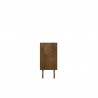 Manhattan Comfort Addie 53.54 Sideboard with 5 Shelves in Rustic Brown Side
