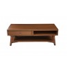 Alpine Furniture Flynn Coffee Table, Acorn - Front Angle