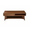 Alpine Furniture Flynn Coffee Table in Acorn - Front Angle - Alpine Furniture Flynn Coffee Table in Acorn - Front Angle