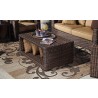 Sunset West Montecito Wicker Coffee Table - Lifestyle