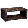 Sunset West Montecito Wicker Coffee Table - Front Side Angle