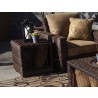 Sunset West Montecito Wicker End Table - Lifestyle