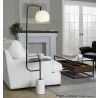 Symbol 66" Metal Floor Lamp With Side Table - Symbol 66" Metal Floor Lamp With Side Table