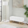 LumiSource Midas Bench - WHITE  - LumiSource Midas Bench - WHITE 