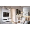 City 1.2 Floating Wall Theater Entertainment Center - White Gloss