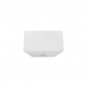 Manhattan Comfort Eiffel 73.43" Garage Cabinet with 4 Adjustable Shelves in White Gloss Top