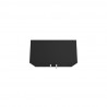 Manhattan Comfort Eiffel Floating Garage Storage Cabinet with Lock and Key in Black Matte Top