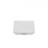 Manhattan Comfort Eiffel 28.35" Mobile Garage Storage Cabinet with 1 Drawer in White Gloss Top