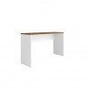 Manhattan Comfort Eiffel Garage Desk in White Gloss Side Angle