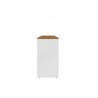 Manhattan Comfort Eiffel Garage Desk in White Gloss Side