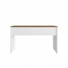 Manhattan Comfort Eiffel Garage Desk in White Gloss Front - Manhattan Comfort Eiffel Garage Desk in White Gloss Front