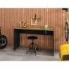 Manhattan Comfort Eiffel Garage Desk in Black Matte - Manhattan Comfort Eiffel Garage Desk in Black Matte