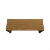 Manhattan Comfort Eiffel Garage Desk in Black Matte Top - Manhattan Comfort Eiffel Garage Desk in Black Matte Top