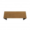 Manhattan Comfort Eiffel Garage Desk in Black Matte Top