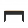 Manhattan Comfort Eiffel Garage Desk in Black Matte Front