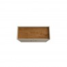 Manhattan Comfort Bogart 45.5" Mid-Century Modern Accent Cabinet in Off-White and Nature