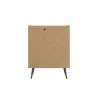 Manhattan Comfort Bogart 45.5" Mid-Century Modern Accent Cabinet in Grey and Nature Back - Manhattan Comfort Bogart 45.5" Mid-Century Modern Accent Cabinet in Grey and Nature Back