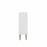 Manhattan Comfort Bogart 45.5" Mid-Century Modern Accent Cabinet in White and Nature Side - Manhattan Comfort Bogart 45.5" Mid-Century Modern Accent Cabinet in White and Nature Side