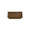 Manhattan Comfort Bogart 45.5" Mid-Century Modern Accent Cabinet in Rustic Brown and Nature Top