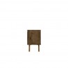 Manhattan Comfort Mid-Century Modern Marcus 53.14 TV Stand with Solid Wood Legs  Rustic Brown  Side
