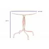Alfresco Home Martini Bistro Table - Dimensions - Alfresco Home Martini Bistro Table - Dimensions