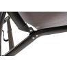 Alfresco Home Oceanview Stackable/Foldable Chaise Lounge in Soho Black - Latch Close-up