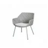 Cane-Line Vibe Lounge Chair Light grey/bordeaux/dusty rose Image 4 - Cane-Line Vibe Lounge Chair Light grey/bordeaux/dusty rose Image 4