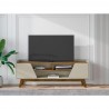 Manhattan Comfort Mid-Century Modern Marcus 62.99 TV Stand with Solid Wood Legs
