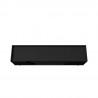Manhattan Comfort Mid-Century Modern Marcus 62.99 TV Stand with Solid Wood Legs in  Matte Black Top