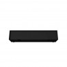 Manhattan Comfort Mid-Century Modern Marcus 70.86 TV Stand with Solid Wood Legs in  Matte Black Top