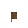 Manhattan Comfort Mid-Century Modern Marcus 70.86 TV Stand with Solid Wood Legs in  Rustic Brown  Side