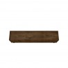 Manhattan Comfort Mid-Century Modern Marcus 70.86 TV Stand with Solid Wood Legs in  Rustic Brown Top
