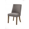 Alpine Furniture Kensington Parson Chairs in Dark Grey - Angled