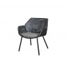 Cane-Line Vibe Lounge Chair Light grey/bordeaux/dusty rose Image 5