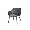 Cane-Line Vibe Lounge Chair Light grey/bordeaux/dusty rose Image 5 - Cane-Line Vibe Lounge Chair Light grey/bordeaux/dusty rose Image 5