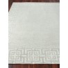 Exquisite Rugs Caprice Handmade Hand-Tufted New Zealand Wool Silver/Ivory Area Rug 2706-6