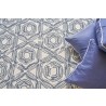 Exquisite Rugs Caprice Handmade Hand-Tufted New Zealand Wool Dark Blue/Ivory Area Rug 2708-6