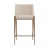 Sunpan Dionne Counter Stool in Monument Oatmeal - Front Angle